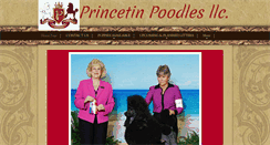 Desktop Screenshot of princetinpoodles.com